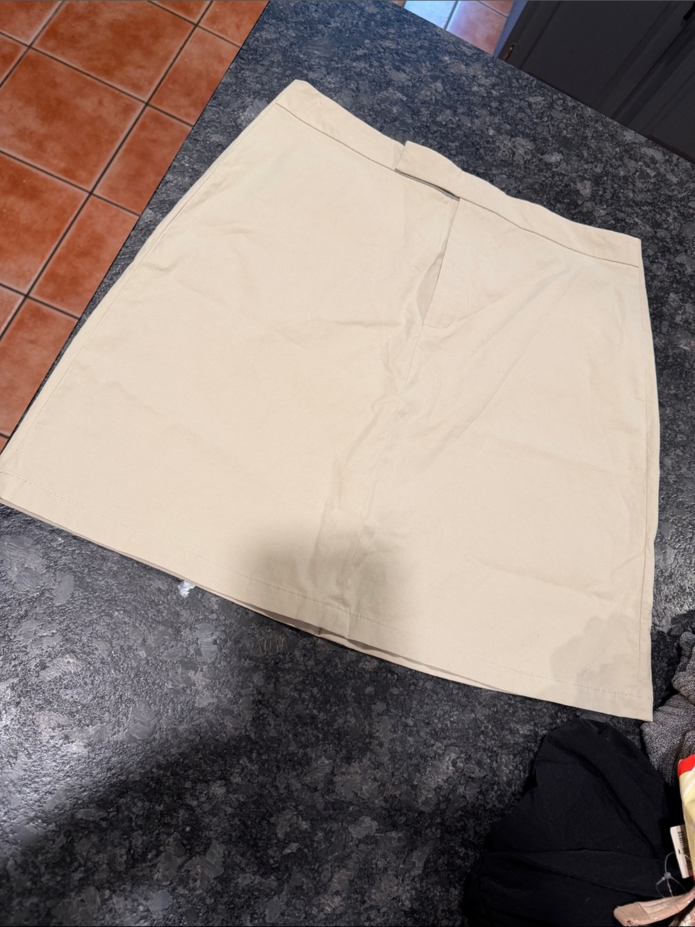 Banana Republic Cream Mini Skirt